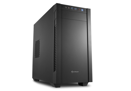 SHARKOON SHARKOON CASE S1000 MINI TOWER MICRO-ATX/MINI ITX, 4 SLOT, 2XUSB 3,0, 1X120 FRON 1X120 REAR, COLORE NERO - CASE | TecnoCARE.net Sabaudia, Latina, Terracina, San Felice Circeo e Pontinia