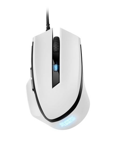 SHARKOON SHARKOON MOUSE GAMING SHARK-FORCE2-WH, 4200 DPI, USB, 1.8MT, BIANCO - MOUSE | TecnoCARE.net Sabaudia, Latina, Terracina, San Felice Circeo e Pontinia