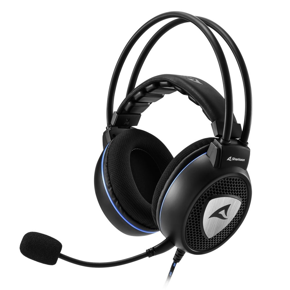 SHARKOON SHARKOON CUFFIA STEREO SGH10 NERA - CUFFIE E MICROFONI | TecnoCARE.net Sabaudia, Latina, Terracina, San Felice Circeo e Pontinia