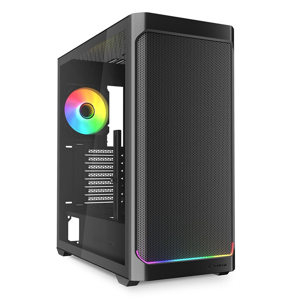 SHARKOON SHARKOON CASE  AK4W ATX RGB STRIP BLACK - CASE | TecnoCARE.net Sabaudia, Latina, Terracina, San Felice Circeo e Pontinia