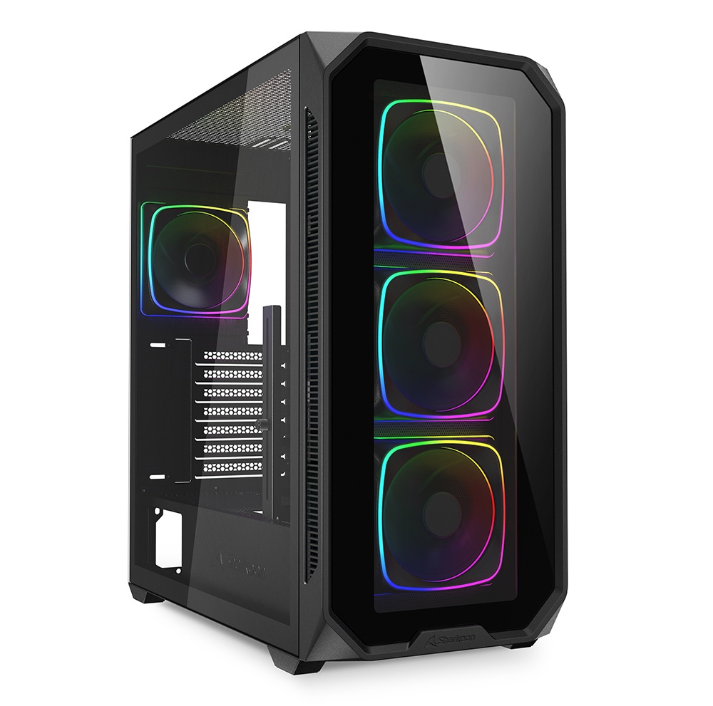 SHARKOON SHARKOON CASE AK5G RGB ATX BLACK - CASE | TecnoCARE.net Sabaudia, Latina, Terracina, San Felice Circeo e Pontinia