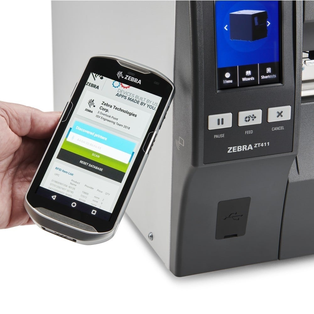 ZEBRA Zebra ZT411 stampante per etichette (CD) Trasferimento termico 300 x 300 DPI 356 mm/s Con cavo e senza cavo Collegamento ethernet LAN Bluetooth - STAMPANTI E SCANNER | TecnoCARE.net Sabaudia, Latina, Terracina, San Felice Circeo e Pontinia