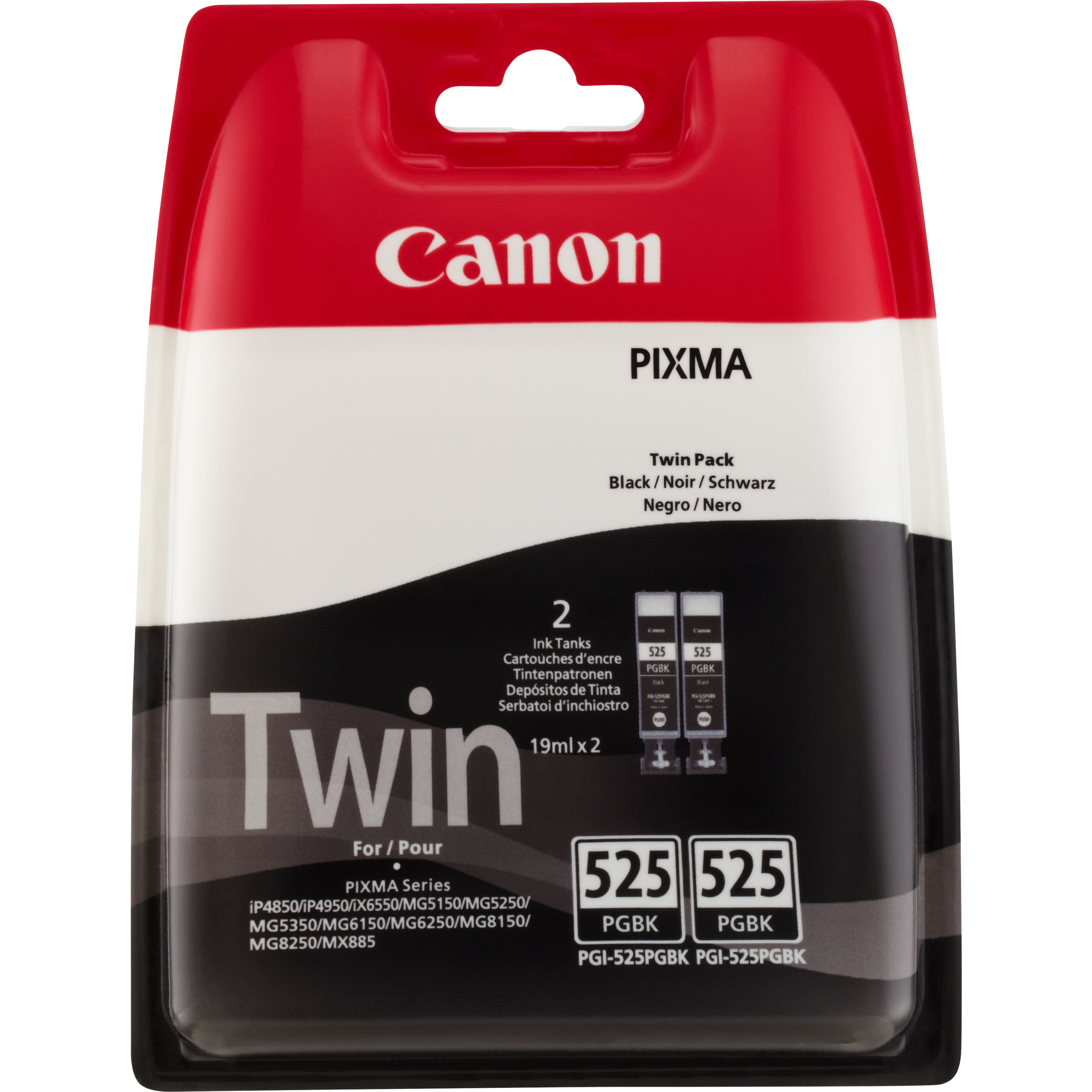 CANON Canon Cartuccia d'inchiostro nero PGI-525PGBK (confezione doppia) - STAMPANTI E SCANNER | TecnoCARE.net Sabaudia, Latina, Terracina, San Felice Circeo e Pontinia