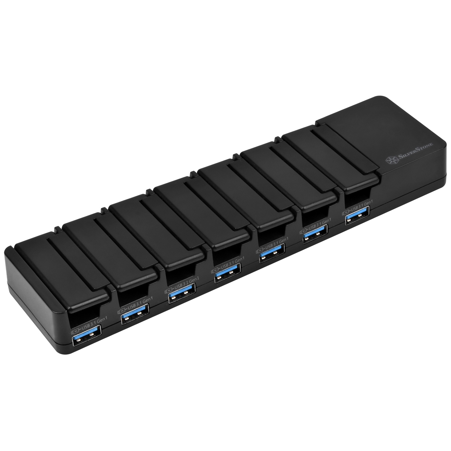 SILVERSTONE TECHNOLOGY Silverstone SST-UC03B-PRO HUB USB 3.1 a 8 Porte - Nero - SWITCH E HUB | TecnoCARE.net Sabaudia, Latina, Terracina, San Felice Circeo e Pontinia