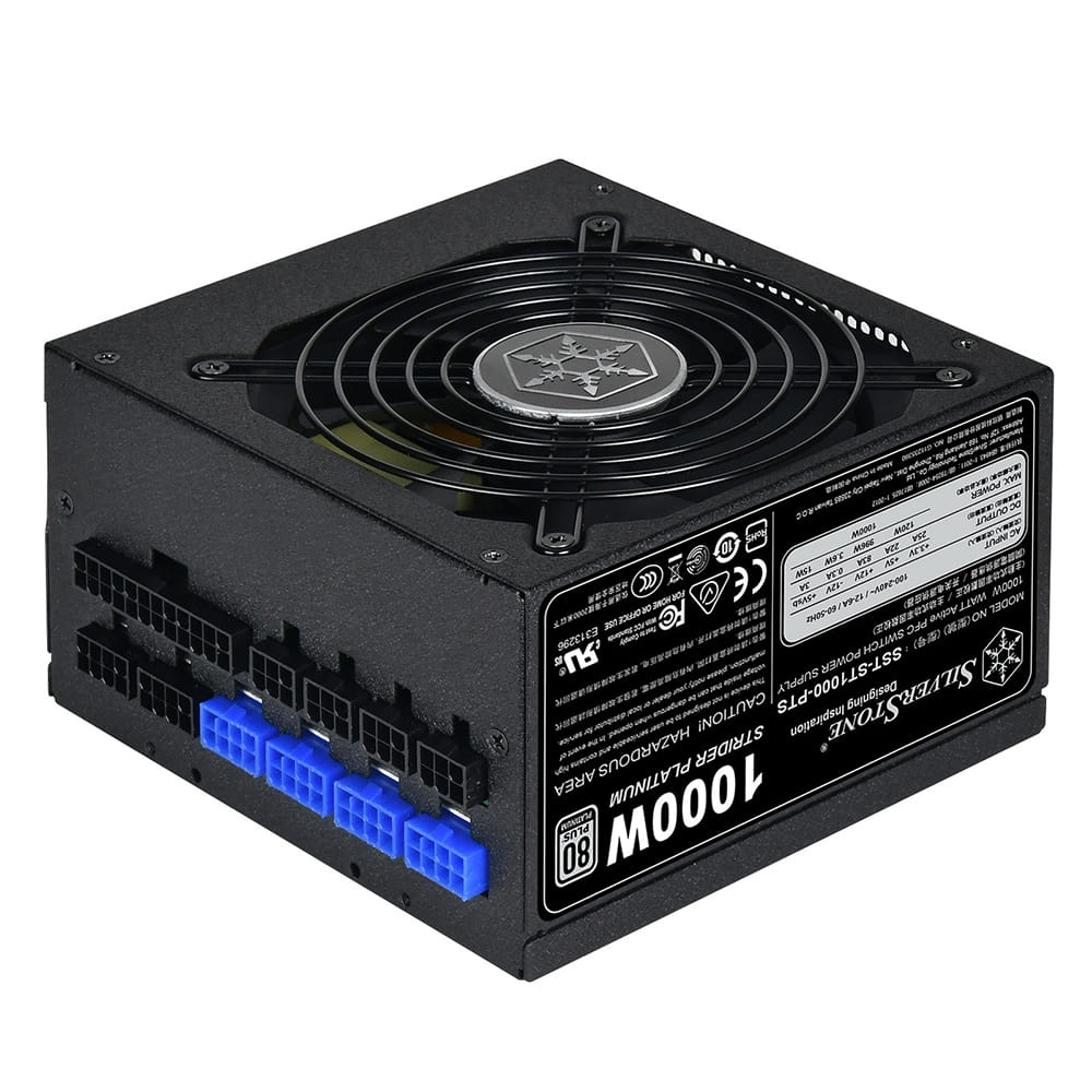SILVERSTONE TECHNOLOGY Silverstone SST-ST1000-PTS Strider 80 Plus Platinum Modulare - 1000 Watt - ALIMENTATORI | TecnoCARE.net Sabaudia, Latina, Terracina, San Felice Circeo e Pontinia