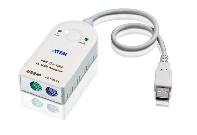 ATEN ATEN UC100KMA cavo PS/2 0,3 m 2x 6-p Mini-DIN USB A Bianco - CAVI PER COMPUTER E PERIFERICHE | TecnoCARE.net Sabaudia, Latina, Terracina, San Felice Circeo e Pontinia