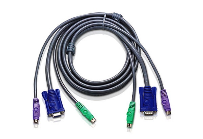 ATEN ATEN 2L5003P - 3 m - PS/2 - PS/2 - VGA - VGA - 2xPS/2 - VGA - 2xPS/2 - CAVI PER COMPUTER E PERIFERICHE | TecnoCARE.net Sabaudia, Latina, Terracina, San Felice Circeo e Pontinia
