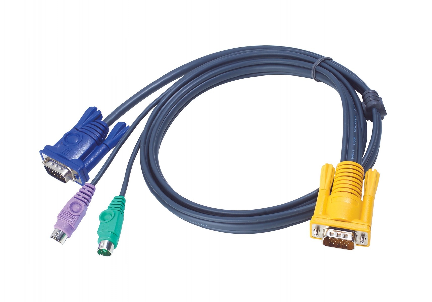 ATEN ATEN 4ft PS/2 - 1,2 m - PS/2 - PS/2 - VGA - Nero - 2 x 6 pin mini-DIN M - 1 x HDB-15 M - CAVI PER COMPUTER E PERIFERICHE | TecnoCARE.net Sabaudia, Latina, Terracina, San Felice Circeo e Pontinia
