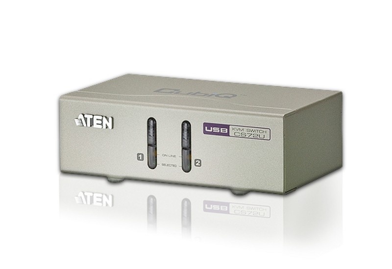ATEN Aten CS72U-AT 2-Port USB VGA/Audio Switch KVM - TASTIERE E CONTROLLER | TecnoCARE.net Sabaudia, Latina, Terracina, San Felice Circeo e Pontinia
