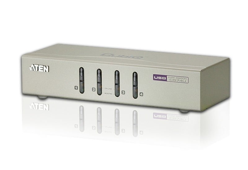 ATEN ATEN CS74U-AT switch per keyboard-video-mouse (kvm) Grigio - TASTIERE E CONTROLLER | TecnoCARE.net Sabaudia, Latina, Terracina, San Felice Circeo e Pontinia