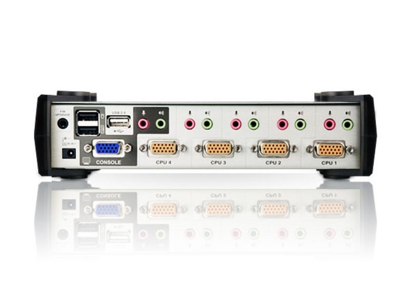 ATEN Aten CS1734B-AT-G 4P PS/2-USB VGA/Audio KVMP Switch W/OSD - TASTIERE E CONTROLLER | TecnoCARE.net Sabaudia, Latina, Terracina, San Felice Circeo e Pontinia