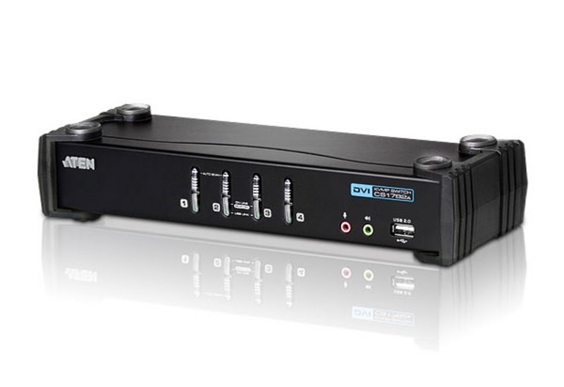 ATEN ATEN CS1764A-AT-G switch per keyboard-video-mouse (kvm) Nero - TASTIERE E CONTROLLER | TecnoCARE.net Sabaudia, Latina, Terracina, San Felice Circeo e Pontinia