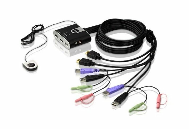 ATEN ATEN CS692-AT Switch KVM USB HDMI a 2 porte con audio - TASTIERE E CONTROLLER | TecnoCARE.net Sabaudia, Latina, Terracina, San Felice Circeo e Pontinia