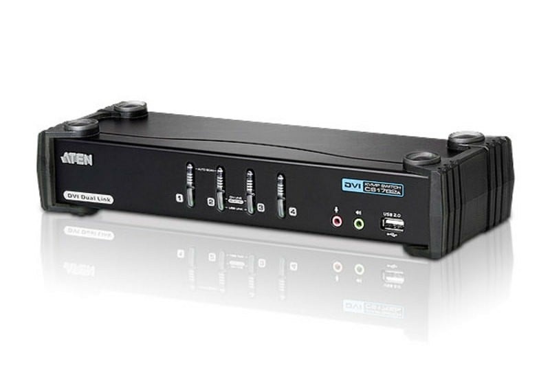 ATEN ATEN 4-Port USB DVI Dual Link/Audio KVMP Switch - TASTIERE E CONTROLLER | TecnoCARE.net Sabaudia, Latina, Terracina, San Felice Circeo e Pontinia
