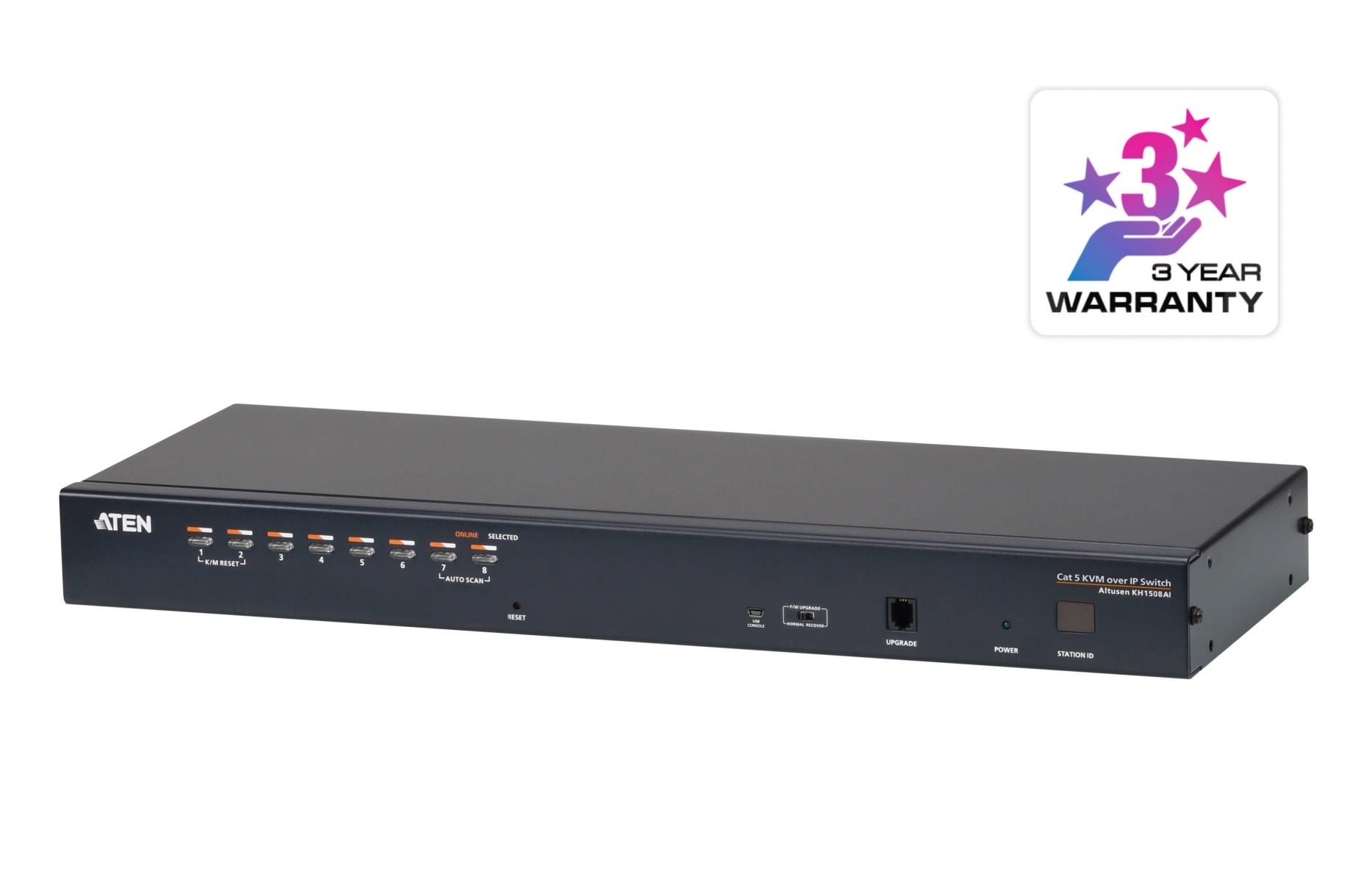 ATEN ATEN KH1508AI-AX-G switch per keyboard-video-mouse (kvm) Nero - TASTIERE E CONTROLLER | TecnoCARE.net Sabaudia, Latina, Terracina, San Felice Circeo e Pontinia