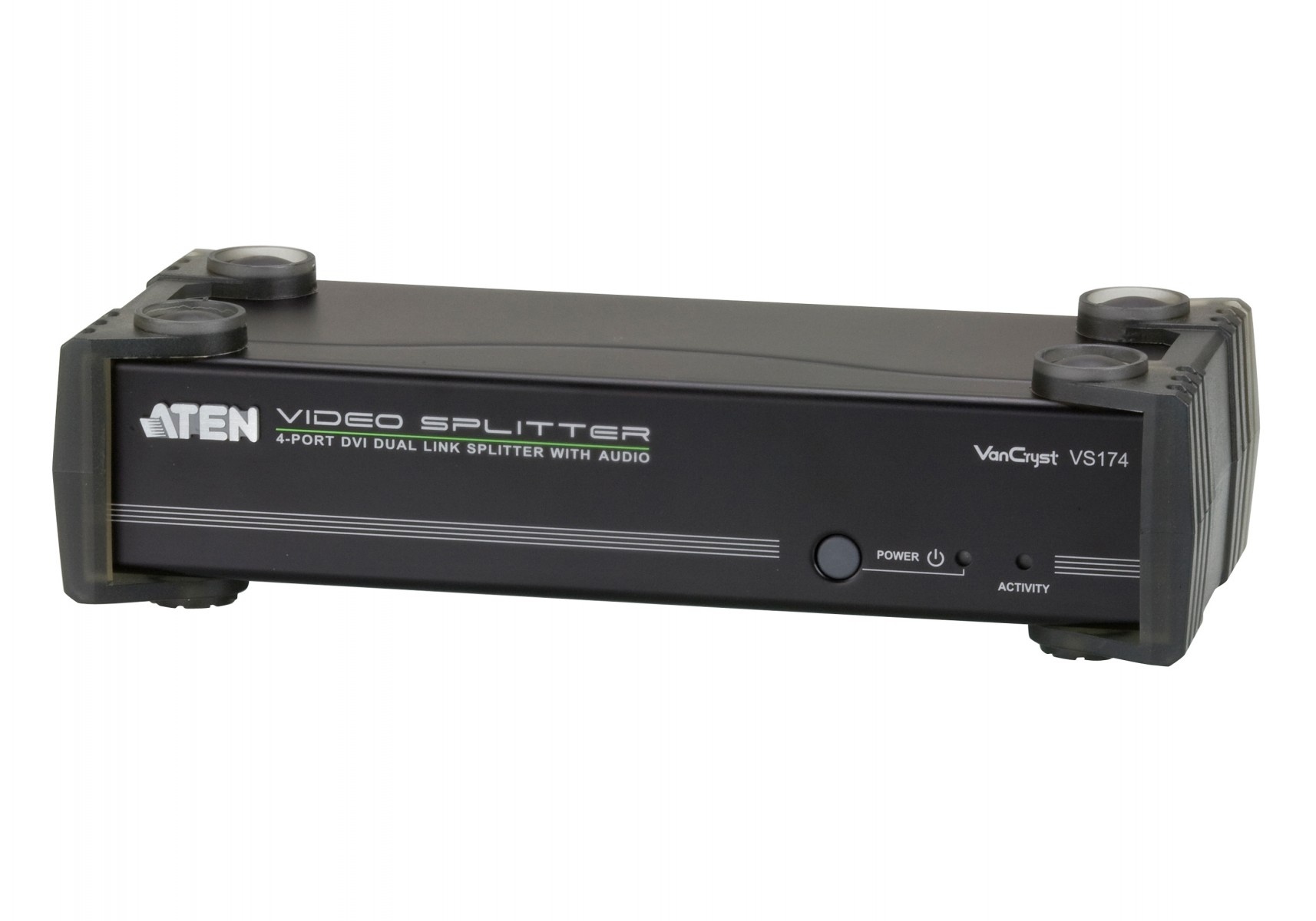 ATEN VS174 - DVI - 4x DVI-D - DVI-D DL - 2560 x 1600 Pixel - Nero - Metallo - ELABORAZIONI E DISTRIBUZIONI DEL SEGNALE | TecnoCARE.net Sabaudia, Latina, Terracina, San Felice Circeo e Pontinia