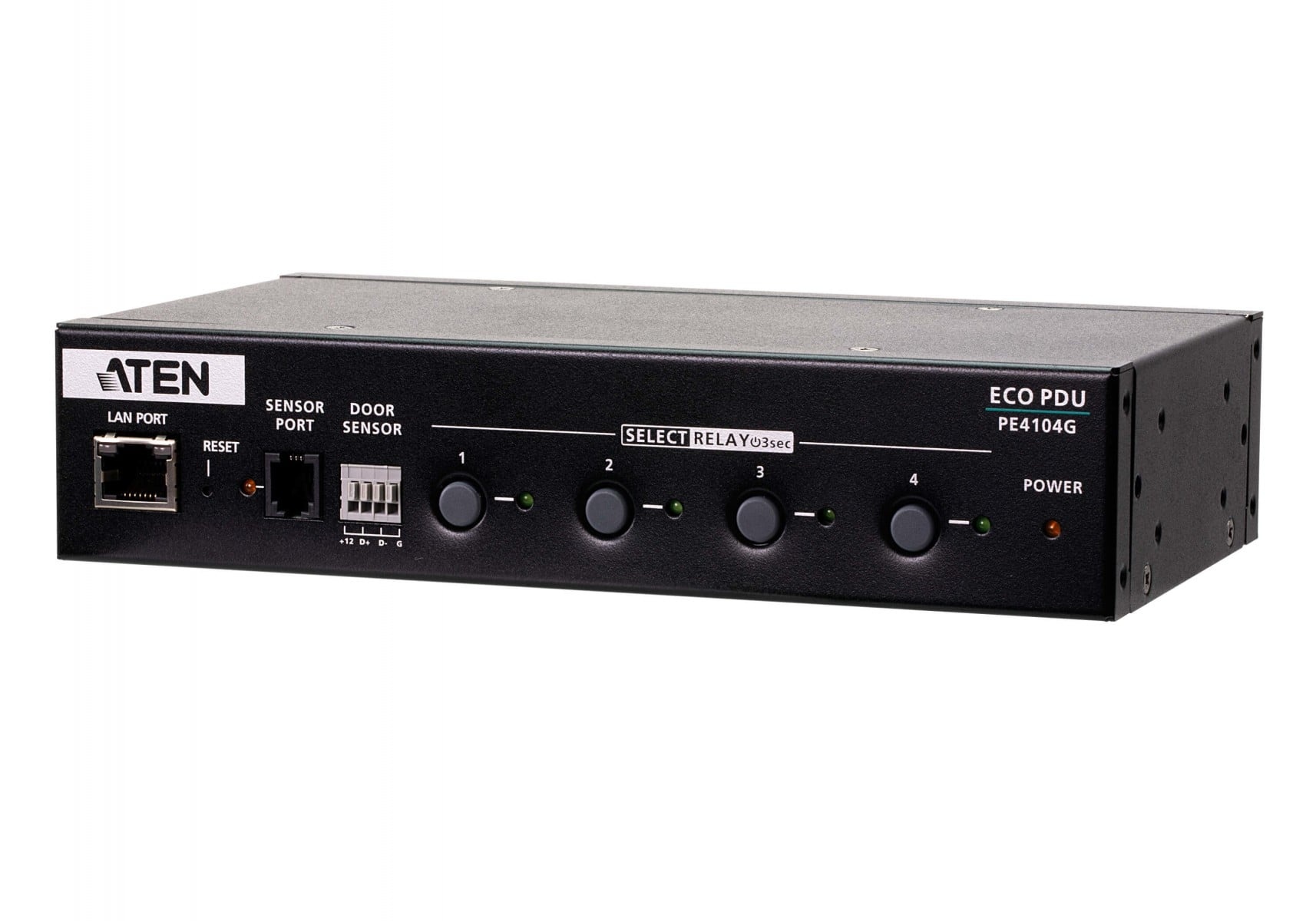 ATEN ATEN PE4104G-AT-G unità di distribuzione dell'energia (PDU) 4 presa(e) AC 1U Nero - BATTERIE E ALIMENTATORI | TecnoCARE.net Sabaudia, Latina, Terracina, San Felice Circeo e Pontinia
