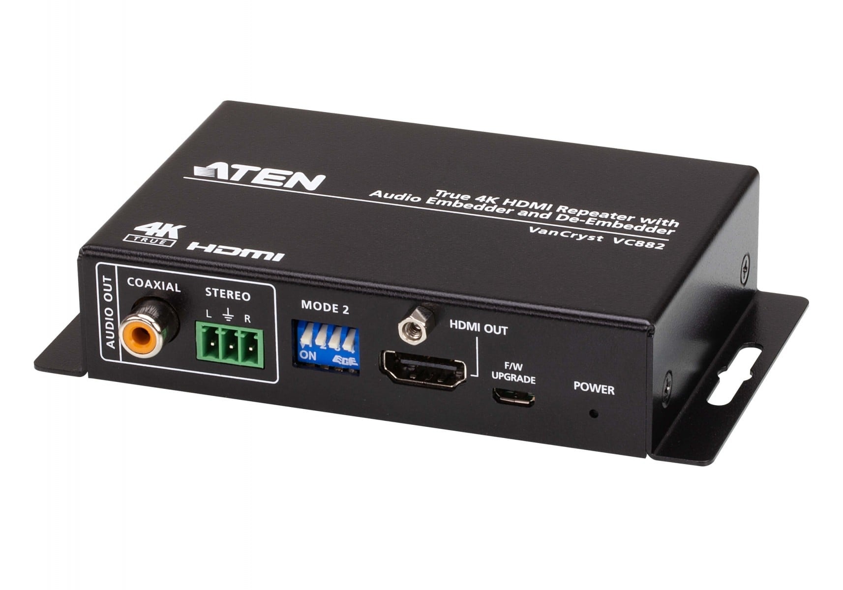 ATEN ATEN VC882 Ripetitore AV Nero - ELABORAZIONI E DISTRIBUZIONI DEL SEGNALE | TecnoCARE.net Sabaudia, Latina, Terracina, San Felice Circeo e Pontinia