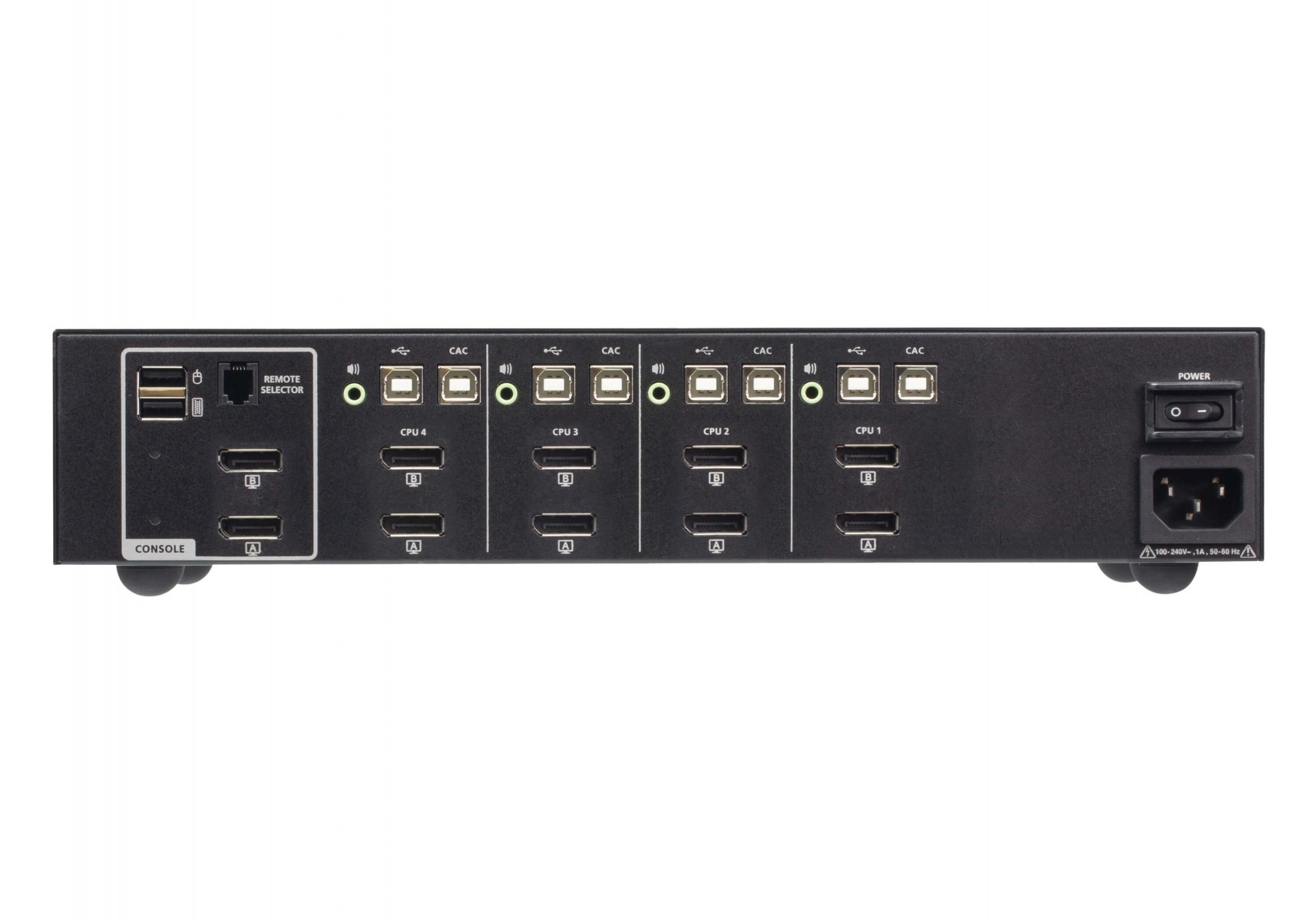ATEN ATEN CS1144DP4C switch per keyboard-video-mouse (kvm) Nero - TASTIERE E CONTROLLER | TecnoCARE.net Sabaudia, Latina, Terracina, San Felice Circeo e Pontinia