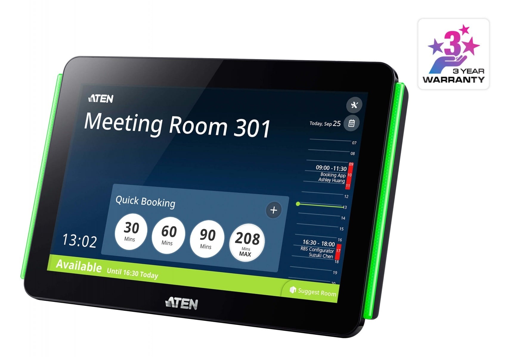 ATEN ATEN VK430 25,6 cm (10.1") 1280 x 800 Pixel Plastica - ATTREZZATURE PER CONFERENZE | TecnoCARE.net Sabaudia, Latina, Terracina, San Felice Circeo e Pontinia
