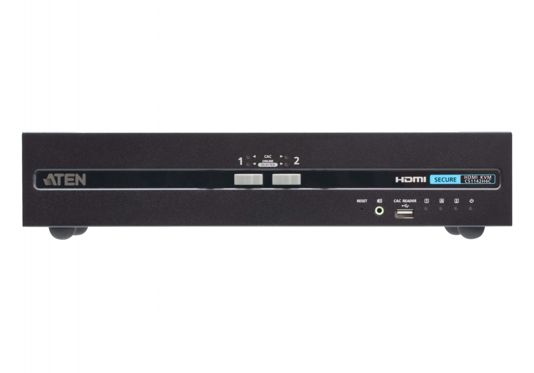 ATEN Aten CS1142H4C-AT-G 2P USB HDMI Doppio Display PP4 Sicuro Switch KVM with CAC - TASTIERE E CONTROLLER | TecnoCARE.net Sabaudia, Latina, Terracina, San Felice Circeo e Pontinia