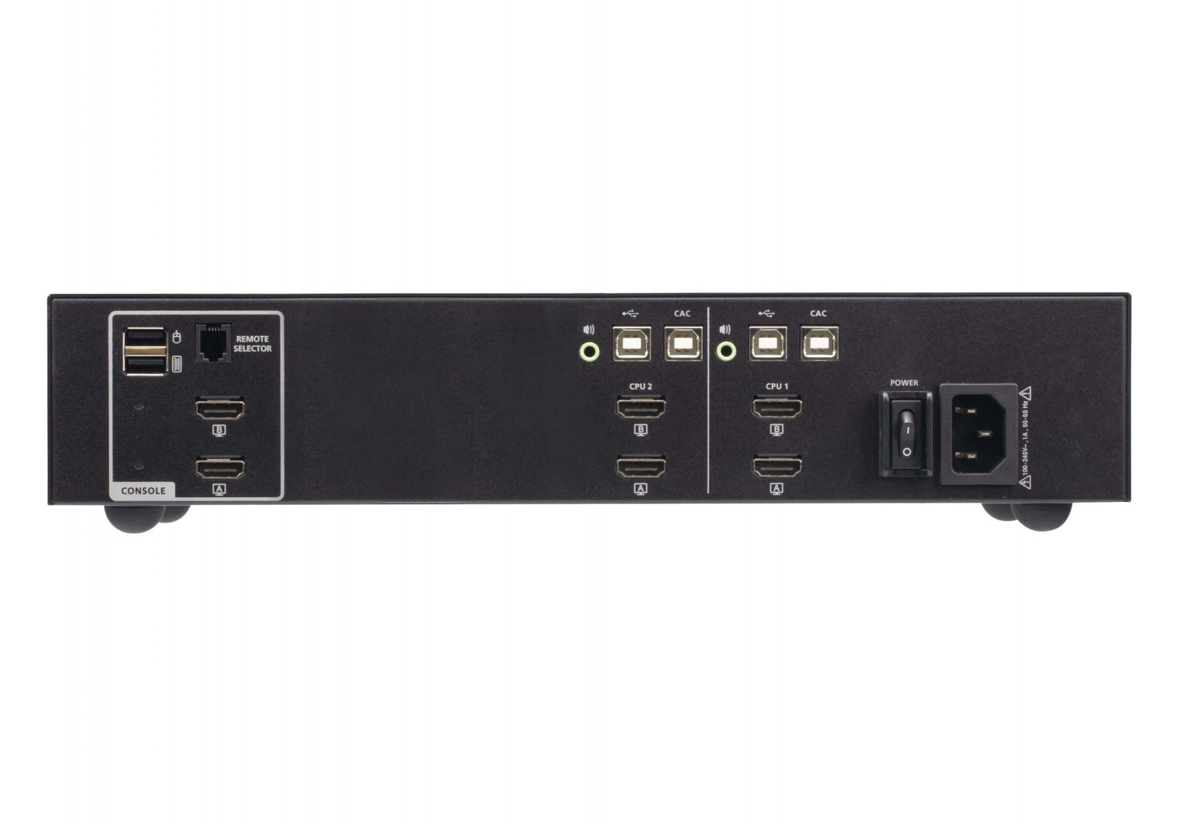 ATEN Aten CS1142H4C-AT-G 2P USB HDMI Doppio Display PP4 Sicuro Switch KVM with CAC - TASTIERE E CONTROLLER | TecnoCARE.net Sabaudia, Latina, Terracina, San Felice Circeo e Pontinia
