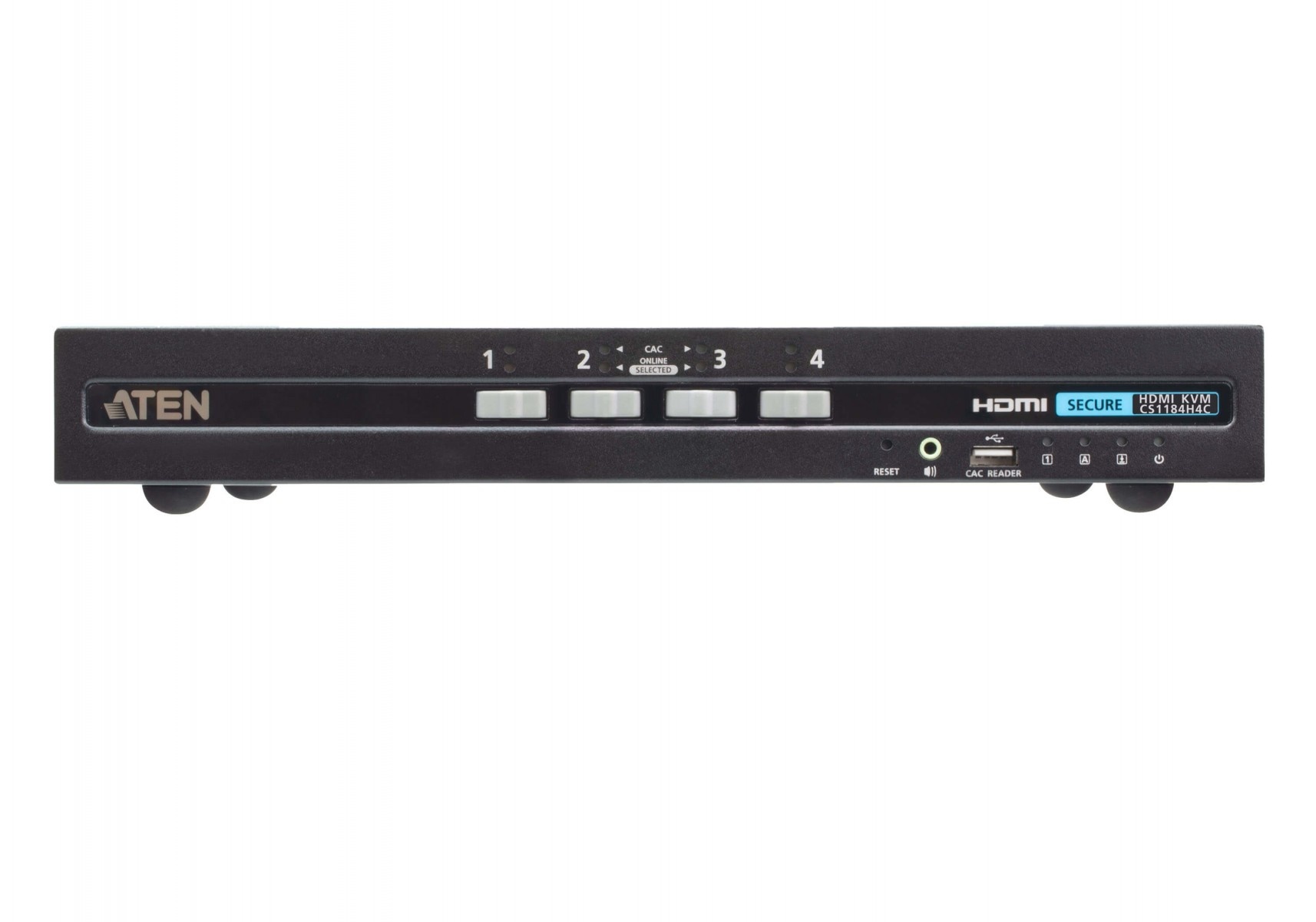 ATEN Aten CS1184H4C-AT-G 4P USB HDMI Single Display PP4 SicuroSwitch KVM with CAC - TASTIERE E CONTROLLER | TecnoCARE.net Sabaudia, Latina, Terracina, San Felice Circeo e Pontinia