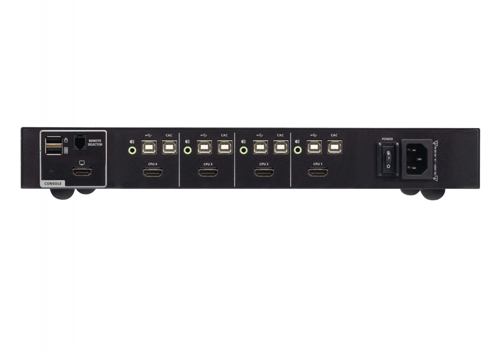 ATEN Aten CS1184H4C-AT-G 4P USB HDMI Single Display PP4 SicuroSwitch KVM with CAC - TASTIERE E CONTROLLER | TecnoCARE.net Sabaudia, Latina, Terracina, San Felice Circeo e Pontinia