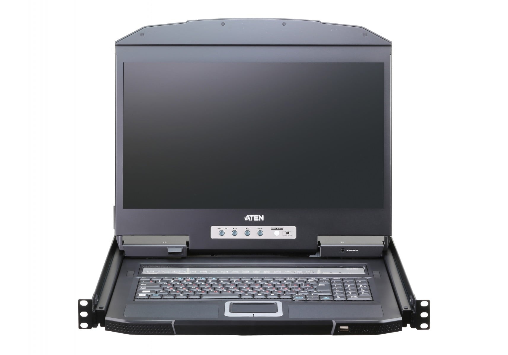 ATEN Aten CL3116NX-ATA-FG 16-Port Short Depth PS/2-USB VGA Single Rail WideScreen LCD Switch KVM 18.5" 1366x768 con tastiera francese - COMPONENTI | TecnoCARE.net Sabaudia, Latina, Terracina, San Felice Circeo e Pontinia