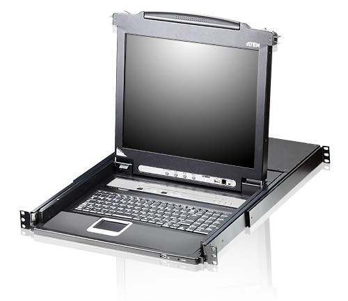 ATEN Aten CL5708N-ATA-SG 8-Port PS/2-USB VGA 19" LCD Switch KVM with Daisy-Chain Port USB Peripheral Support and con tastiera spagnola - COMPONENTI | TecnoCARE.net Sabaudia, Latina, Terracina, San Felice Circeo e Pontinia
