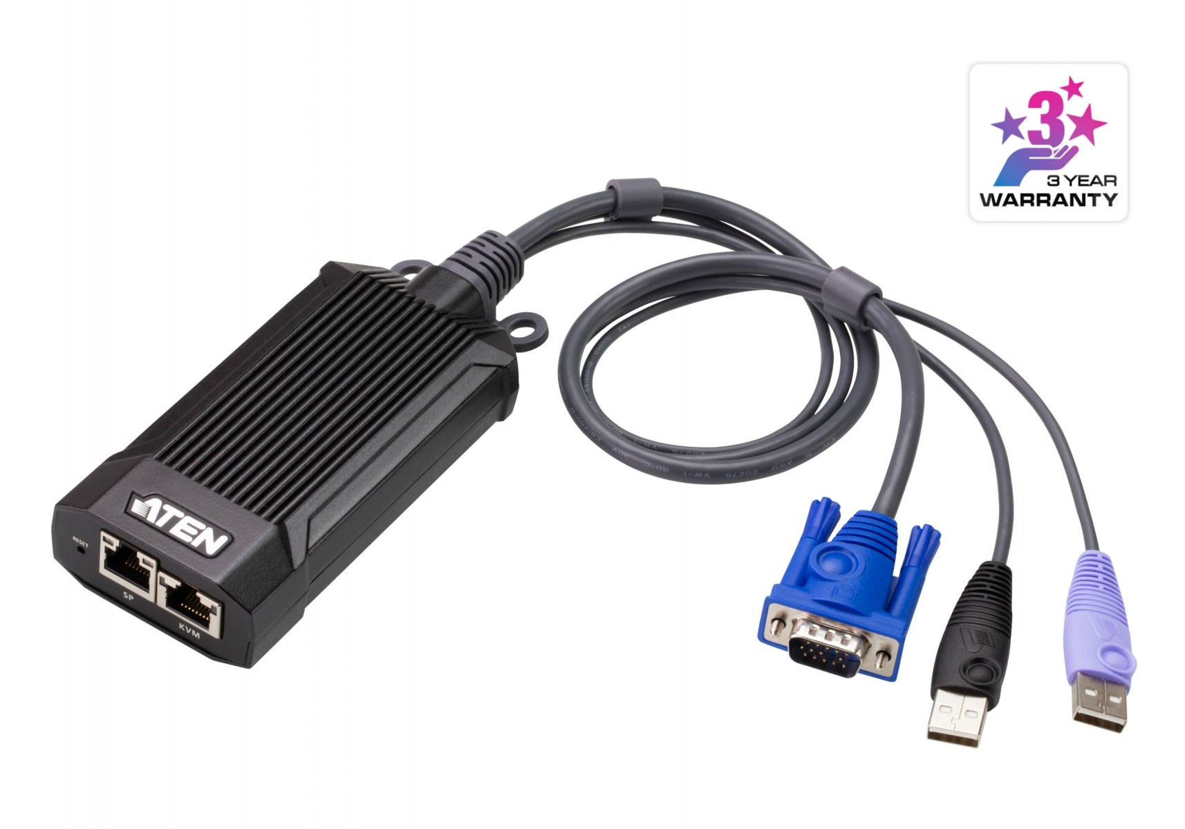 ATEN ATEN KG1900T switch per keyboard-video-mouse (kvm) Nero, Blu, Viola - TASTIERE E CONTROLLER | TecnoCARE.net Sabaudia, Latina, Terracina, San Felice Circeo e Pontinia