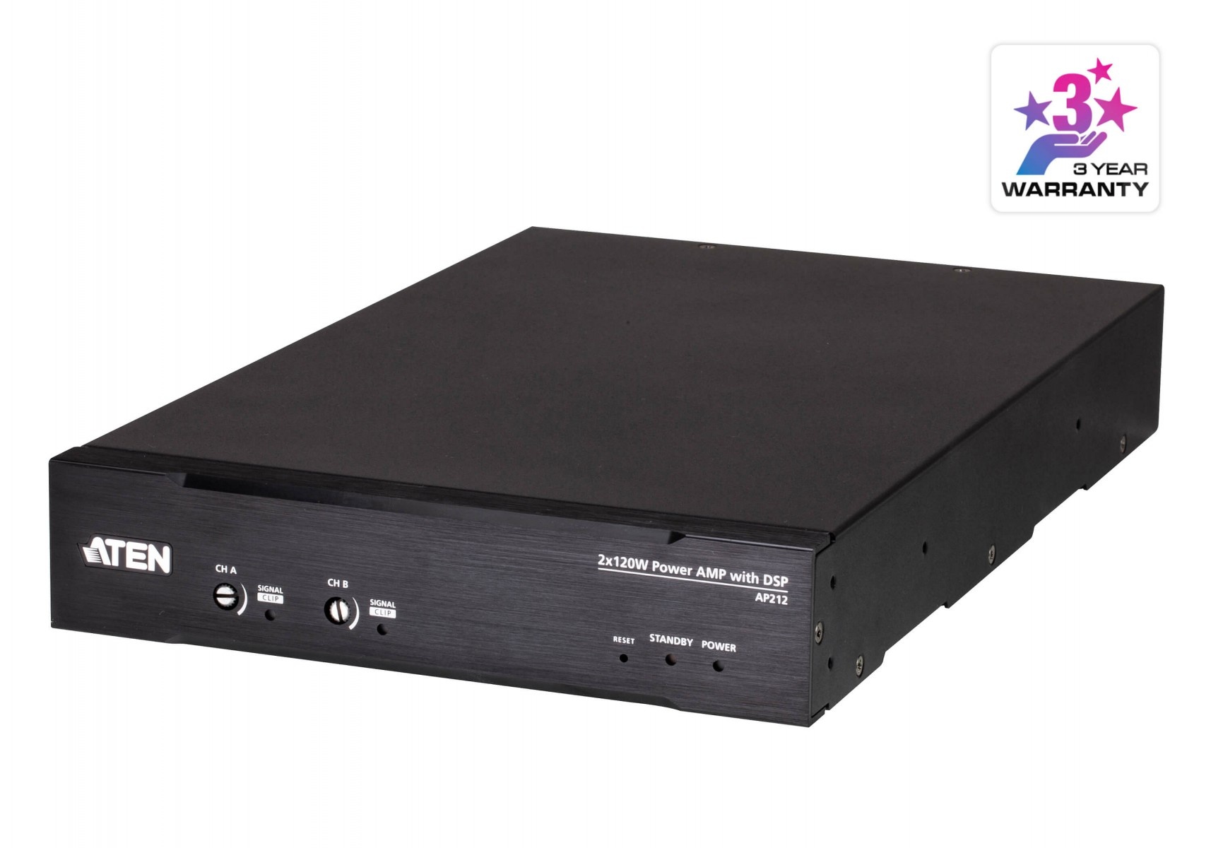 ATEN ATEN AP212-AT-G amplificatore audio Nero - ELABORAZIONI E DISTRIBUZIONI DEL SEGNALE | TecnoCARE.net Sabaudia, Latina, Terracina, San Felice Circeo e Pontinia