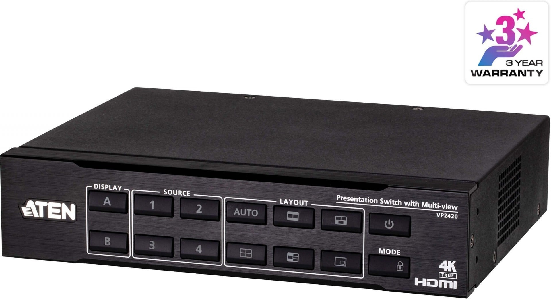 ATEN Aten VP2420-AT-G 4 x 2 True 4K Presentation Matrix Switch - ELABORAZIONI E DISTRIBUZIONI DEL SEGNALE | TecnoCARE.net Sabaudia, Latina, Terracina, San Felice Circeo e Pontinia