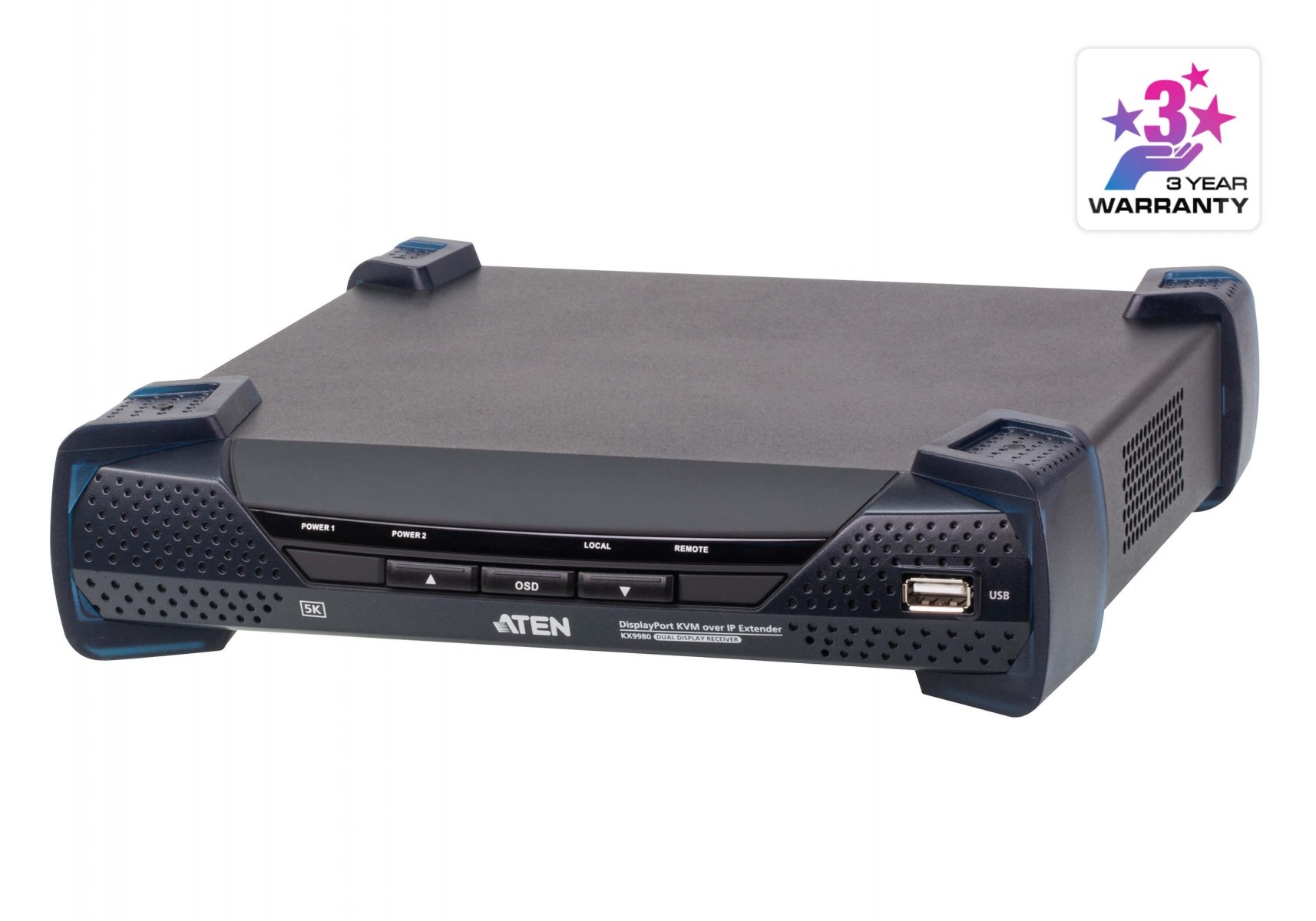 ATEN Aten KX9980R-AX-G 5K Doppio DisplayPort KVM su IP Ricevitore - TASTIERE E CONTROLLER | TecnoCARE.net Sabaudia, Latina, Terracina, San Felice Circeo e Pontinia