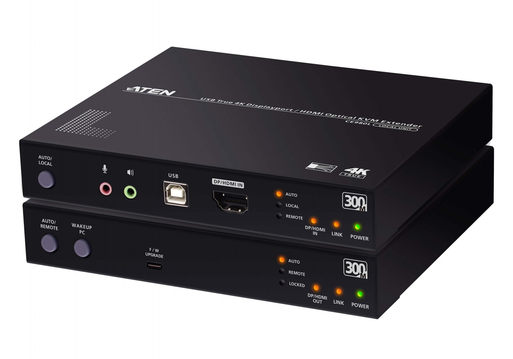 ATEN Aten CE980-AT-G HDMI/DP/USB Ottico KVM Extender (True 4K@300m) - TASTIERE E CONTROLLER | TecnoCARE.net Sabaudia, Latina, Terracina, San Felice Circeo e Pontinia