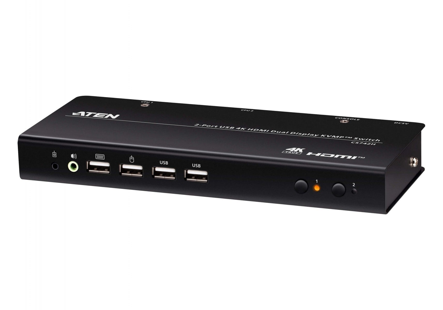 ATEN Aten CS742H-AT-G 2-Port USB 4K HDMI Doppio Display KVMP™ - TASTIERE E CONTROLLER | TecnoCARE.net Sabaudia, Latina, Terracina, San Felice Circeo e Pontinia