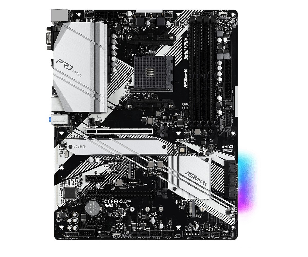 ASROCK Asrock B550 Pro4 AMD B550 Presa AM4 ATX - COMPONENTI | TecnoCARE.net Sabaudia, Latina, Terracina, San Felice Circeo e Pontinia