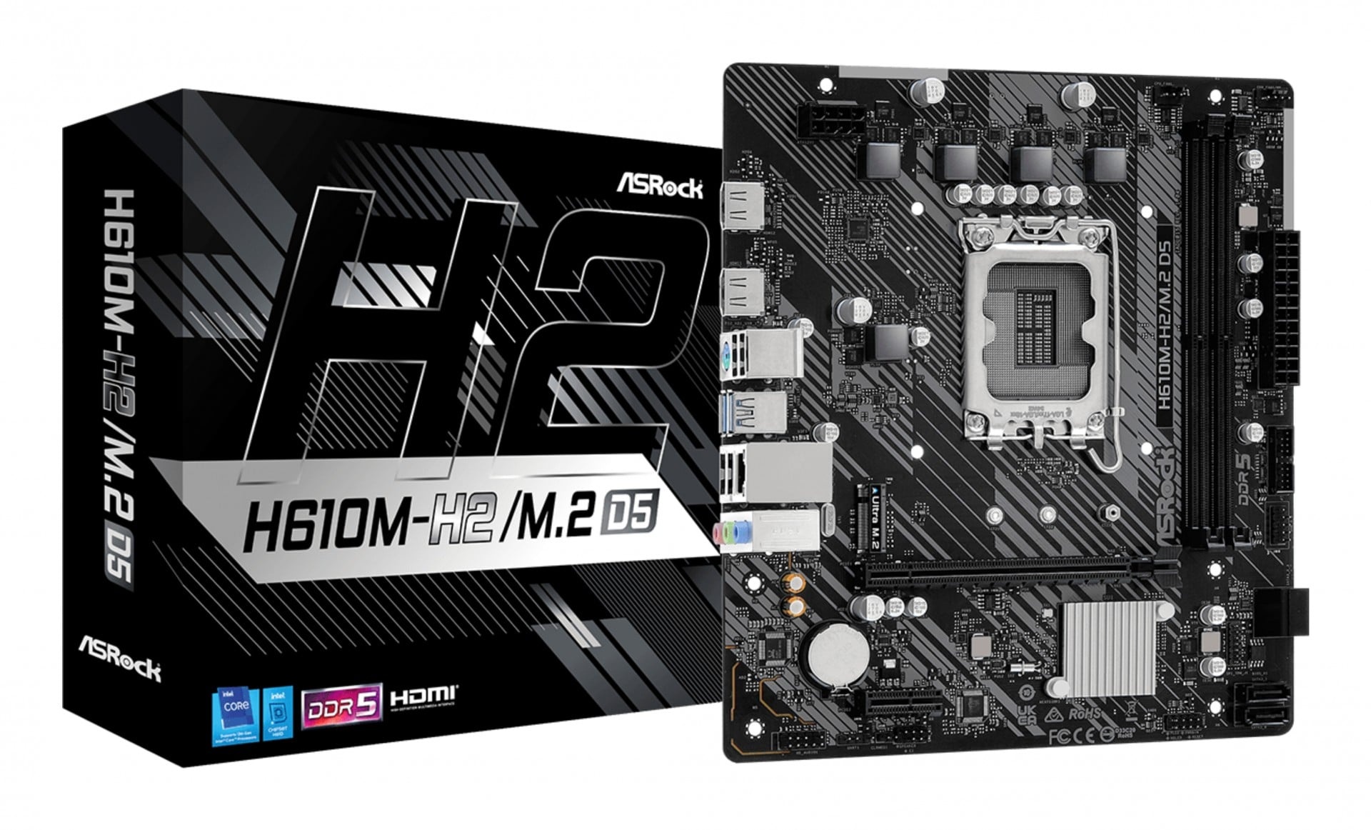 ASROCK ASRock 90-MXBML0-A0UAYZ Scheda madre H610M Micro ATX con supporto DDR5 e M.2 - COMPONENTI | TecnoCARE.net Sabaudia, Latina, Terracina, San Felice Circeo e Pontinia