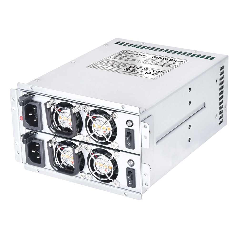 SILVERSTONE TECHNOLOGY Silverstone SST-GM600-S Alimentatore Ridondante Mini - 600 Watt - ALIMENTATORI | TecnoCARE.net Sabaudia, Latina, Terracina, San Felice Circeo e Pontinia