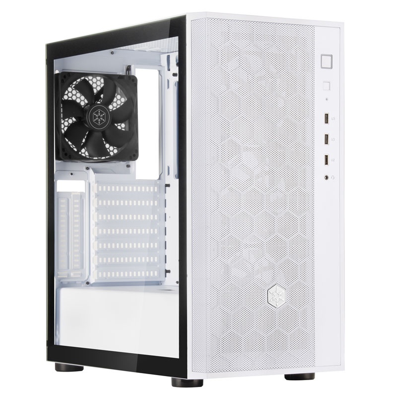 SILVERSTONE TECHNOLOGY Silverstone SST-FAR1W-G-V2 Fara R1 V2, Tempered Glass - Bianco - CASE | TecnoCARE.net Sabaudia, Latina, Terracina, San Felice Circeo e Pontinia