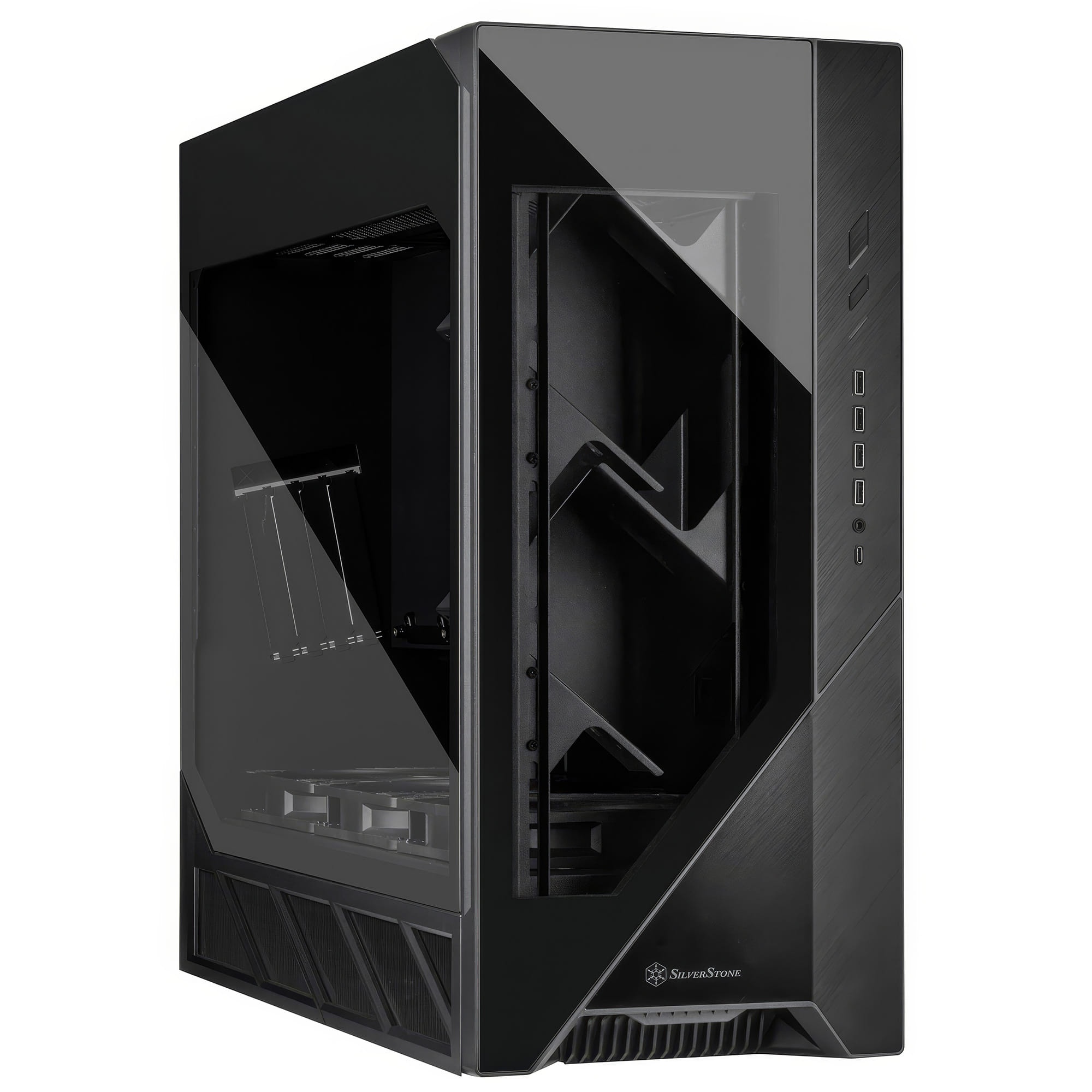 SILVERSTONE TECHNOLOGY Silverstone ALTA F2, Full-Tower, Vetro Temperato - Nero - CASE | TecnoCARE.net Sabaudia, Latina, Terracina, San Felice Circeo e Pontinia