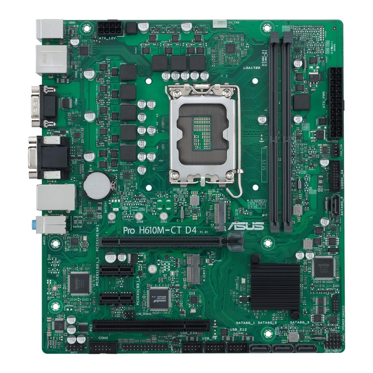 ASUS ASUS PRO H610M-C D4-CSM Intel H610 LGA 1700 micro ATX - COMPONENTI | TecnoCARE.net Sabaudia, Latina, Terracina, San Felice Circeo e Pontinia