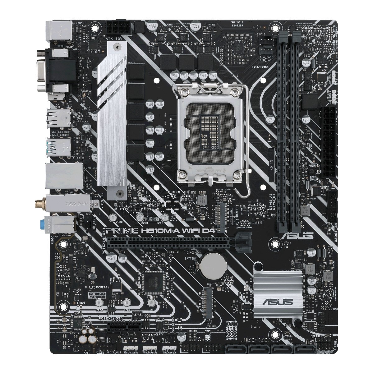 ASUS ASUS PRIME H610M-A WIFI D4 Intel H610 LGA 1700 micro ATX - COMPONENTI | TecnoCARE.net Sabaudia, Latina, Terracina, San Felice Circeo e Pontinia