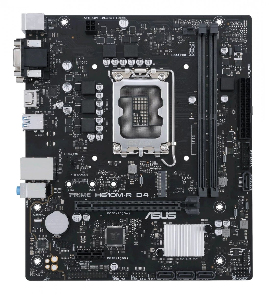 ASUS ASUS PRIME H610M-R D4 Intel H610 LGA 1700 micro ATX - COMPONENTI | TecnoCARE.net Sabaudia, Latina, Terracina, San Felice Circeo e Pontinia