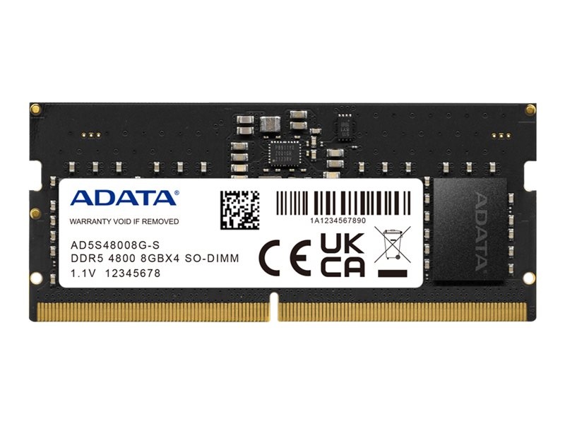 ADATA ADATA RAM SODIMM 8GB DDR5 4800MHZ - MEMORIE RAM | TecnoCARE.net Sabaudia, Latina, Terracina, San Felice Circeo e Pontinia