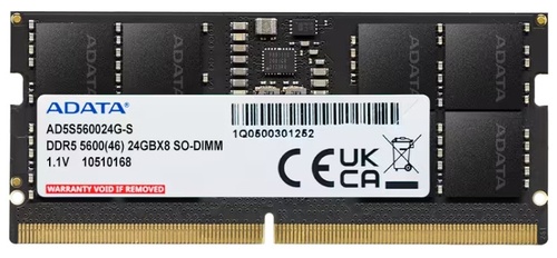 ADATA ADATA RAM SO-DIMM 24GB DDR5 5600MHZ 1.1V - MEMORIE RAM | TecnoCARE.net Sabaudia, Latina, Terracina, San Felice Circeo e Pontinia
