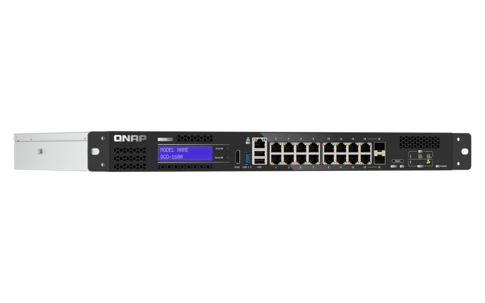 QNAP QNAP QGD-1600-8G Switch Ethernet Gigabit Gestito con 16 Porte e USB 2.0 - RETI | TecnoCARE.net Sabaudia, Latina, Terracina, San Felice Circeo e Pontinia