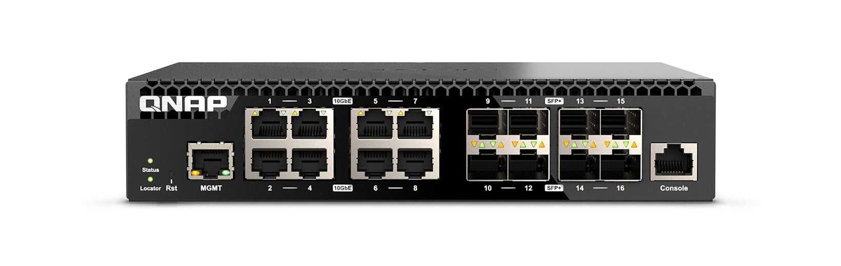 QNAP QNAP QSW-M3216R-8S8T switch di rete Gestito L2/L3 10G Ethernet (100/1000/10000) 1U Nero - RETI | TecnoCARE.net Sabaudia, Latina, Terracina, San Felice Circeo e Pontinia