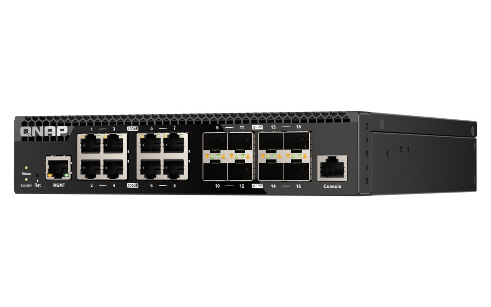QNAP QNAP QSW-M3216R-8S8T switch di rete Gestito L2/L3 10G Ethernet (100/1000/10000) 1U Nero - RETI | TecnoCARE.net Sabaudia, Latina, Terracina, San Felice Circeo e Pontinia