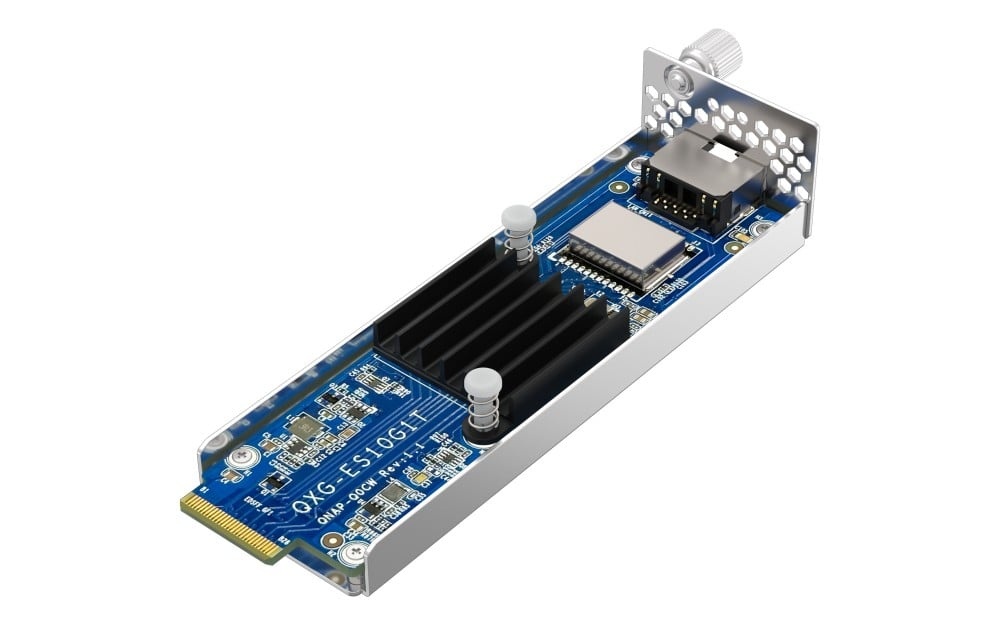QNAP QNAP QXG-ES10G1T E1.S LAN Module modulo del ricetrasmettitore di rete 10000 Mbit/s RJ-45 - RETI | TecnoCARE.net Sabaudia, Latina, Terracina, San Felice Circeo e Pontinia